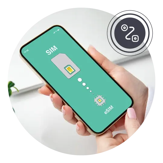 Приобретите eSIM онлайн по фиксированному тарифу